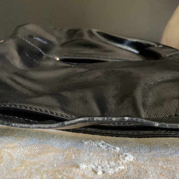 Patent leather black purse, great shape, minimal wear on the strap. - Picture 4 of 4